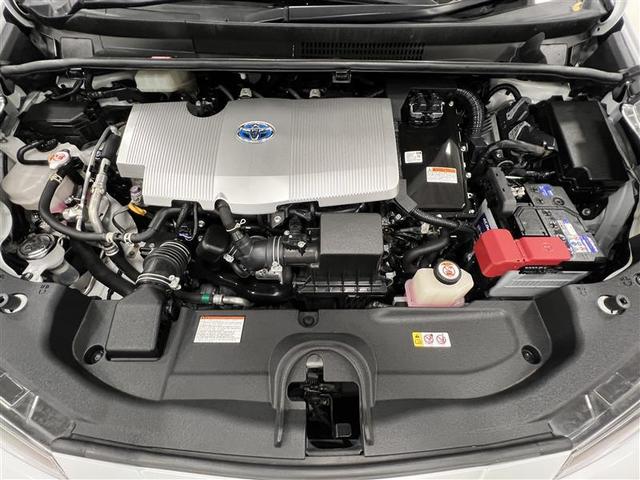 プリウス Aツーリングセレクション 禁煙車 モデリスタフルエアロ ローダウン LEDライト 9インチナビ HDMI接続 バックモニター ETC2.0 パワーシート シートヒーター スペアタイヤ AC100V 17インチAW 記録簿(6枚目)