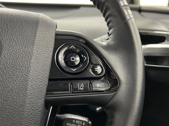 プリウス Aツーリングセレクション 禁煙車 モデリスタフルエアロ ローダウン LEDライト 9インチナビ HDMI接続 バックモニター ETC2.0 パワーシート シートヒーター スペアタイヤ AC100V 17インチAW 記録簿(12枚目)
