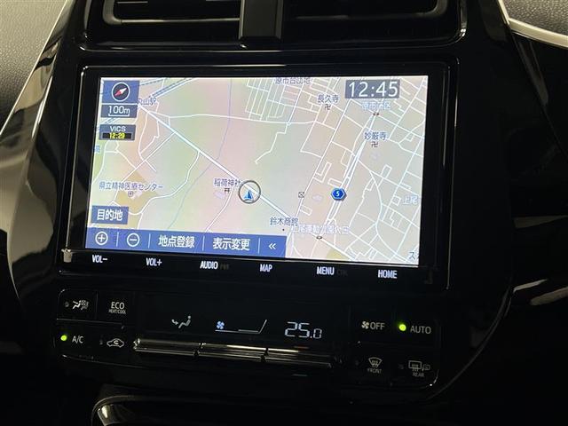 プリウス Aツーリングセレクション 禁煙車 モデリスタフルエアロ ローダウン LEDライト 9インチナビ HDMI接続 バックモニター ETC2.0 パワーシート シートヒーター スペアタイヤ AC100V 17インチAW 記録簿(16枚目)