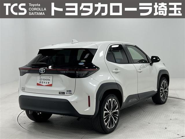 ヤリスクロス ハイブリッドZ クルーズC 横滑防止装置 リアカメラ ワンオーナー車 フルセグ地デジ LEDライト メモリーナビゲーション 点検記録簿 ナビ&TV 盗難防止装置 電動シート AW キーレス 寒冷地仕様 スマートキー(2枚目)