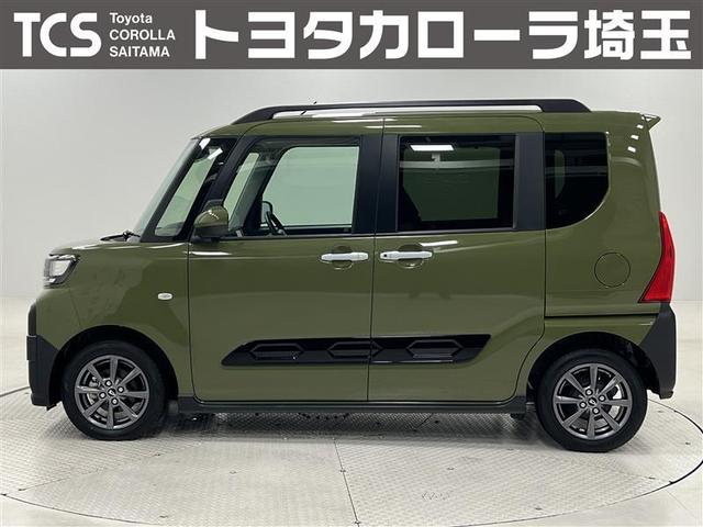 タント ファンクロス　衝突軽減システム　地デジ　両側オートドア　Ｂカメラ　横滑り防止装置　ＬＥＤヘットライト　フルオートエアコン　キーレスエントリー　パワーウィンド　スマートキ－　サイドエアバッグ　ベンチシート　アルミ（4枚目）