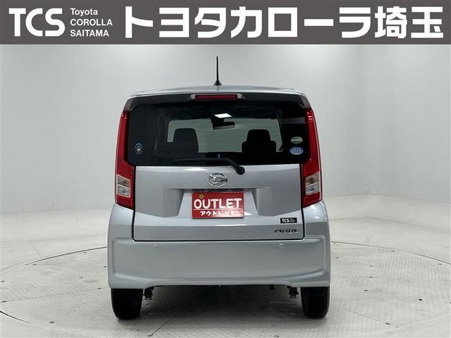 ムーヴ Ｘ　ＳＡＩＩ　衝突被害軽減Ｂ　盗難防止　ナビＴＶ　横滑り防止装置　助手席エアバッグ　地デジＴＶ　オートエアコン　ベンチシート　キーレス　スマキー　ＡＢＳ　パワーウィンドウ　アルミホイール　ＤＶＤ　運転席エアバッグ（4枚目）