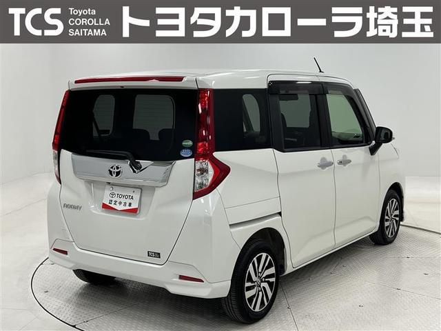 ルーミー カスタムＧ　認定中古車　ヒョウ害車　両側パワースライドドア　ＬＥＤライト　７インチＳＤナビ　ＣＤ・ＤＶＤ再生　バックモニター　オートエアコン　１４インチＡＷ　スペアタイヤ　ワンオーナー　スマートキー　点検記録簿（2枚目）