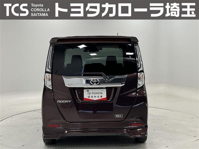 ルーミー カスタムＧ－Ｔ　追突軽減ブレーキ　ＬＥＤヘッドライト　オートマチックハイビーム　ステアリングスイッチ　スペアタイヤ　９インチＳＤナビ　パノラミックビューモニター　１２．１型後席モニター　シートヒーター　ＥＴＣ２．０（4枚目）