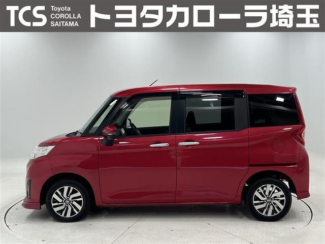 ルーミー カスタムG S ヒョウ害車 衝突被害軽減ブレーキ LEDライト&フォグ 9インチナビ フルセグTV ブルートゥース CD DVD再生 SD バックモニター ETC 両側パワースライドドア 電子カードキー 点検記録簿(4枚目)