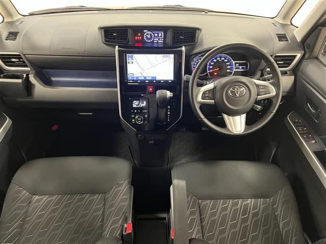 ルーミー カスタムG S ヒョウ害車 衝突被害軽減ブレーキ LEDライト&フォグ 9インチナビ フルセグTV ブルートゥース CD DVD再生 SD バックモニター ETC 両側パワースライドドア 電子カードキー 点検記録簿(7枚目)