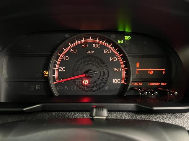 走行中でも確認しやすい大きさのメーターはアナログ表示！