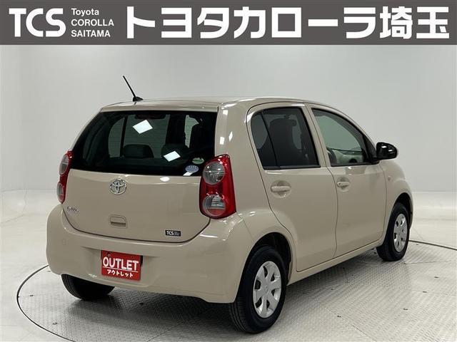 パッソ Ｘ　ＣＤチューナー　ＥＴＣ　マニュアルエアコン　ワイヤレスキー　電動格納式ドアミラー　パワーウィンドゥ　スペアタイヤ（3枚目）