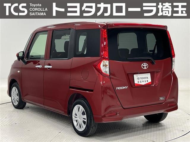 ルーミー Ｘ　衝突被害軽減ブレーキ　オートハイビーム　７インチナビ　フルセグＴＶ　ブルートゥース　ＣＤ　ＤＶＤ　ＳＤ　バックモニター　マニュアルＡＣ　シートヒーター　左パワースライドドア　電子カードキー　点検記録簿（2枚目）