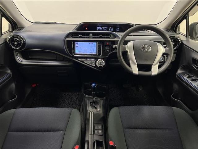 アクア S スマートキープッシュスタート キーレスエントリ LEDヘッドライト イモビ ナビ&TV ワンオーナー車 オートエアコン デュアルエアバック ESC パワーウィンドウ ETC SRS ワンセグTV(8枚目)