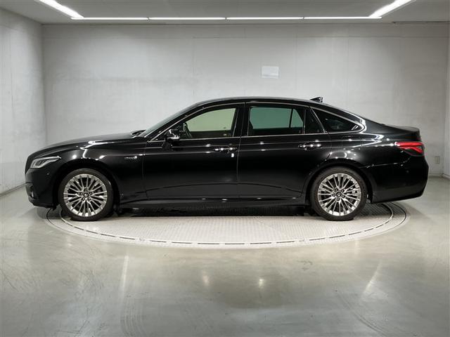 クラウンハイブリッド G アルミ LEDヘッド キーフリー 横滑り防止機能 DVD ETC オートエアコン AUX ABS メモリナビ 盗難防止装置 エアバッグ オートクルーズコントロール AC100V ドラレコ ナビTV(2枚目)