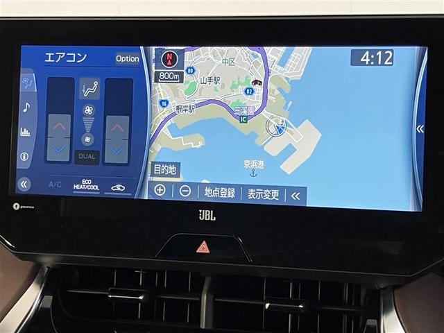 ハリアー Z 盗難防止 パノラマルーフ 運転席パワーシート 地デジ 横滑防止装置 リアビューカメラ ヘッドライトLED アルミホイール 点検記録簿 Wエアバッグ キーレス ドラレコ付き スマートキ- エアコン(6枚目)