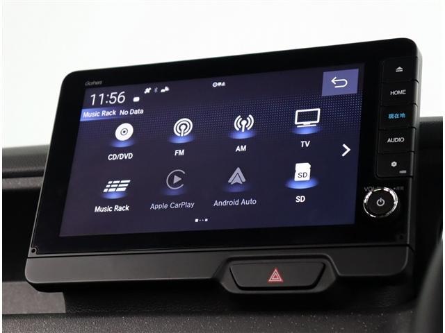 N-BOXカスタム ターボ 無限フルエアロフロントグリル リアスポ 純正9インチナビ スマホ連動 Bカメラ ETC ドラレコ DVD再生 無限マット ホンダセンシング LEDフォグ 両側電動 ハーフレザー シートヒーター LED(9枚目)