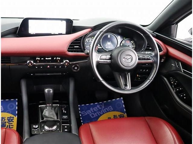MAZDA3ファストバック 20Sバーガンディ セレクション 4WD シグネイチャースタイル BOSEサウンド8.8型ナビ スマホ連動 全方位カメラ ETC ドラレコ DVD再生 i-ACTIVSENSE 赤革シートヒーター ステアヒーター HUD 18AW(37枚目)