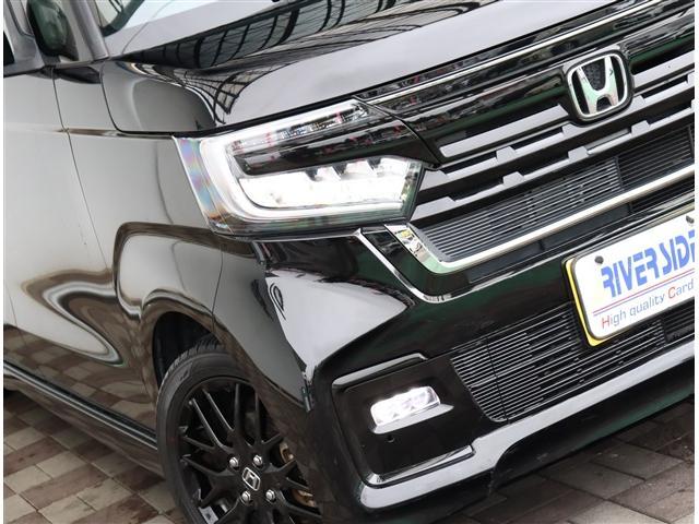 N-BOXカスタム Lターボ スタイル+ブラック 特別仕様 純正メモリーナビ フルセグ ETC ドラレコ 両側電動スライド シートヒーター ハーフレザーシート LEDライト スマートキー 専用15AW 電子パーキング ホンダセンシング(18枚目)