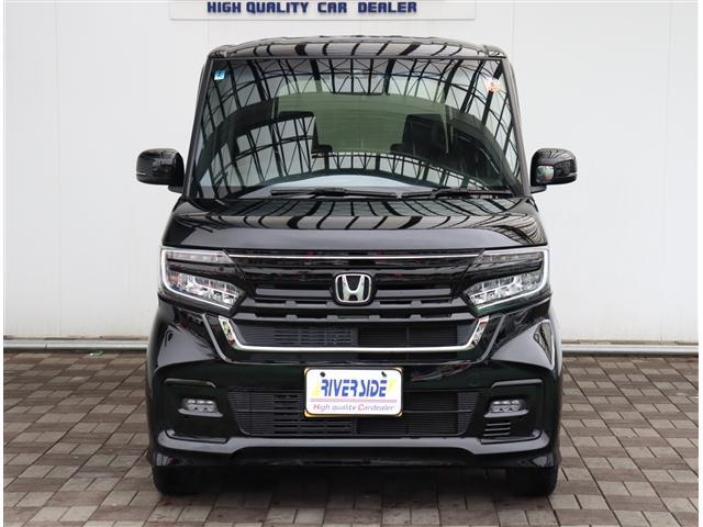 N-BOXカスタム Lターボ スタイル+ブラック 特別仕様 純正メモリーナビ フルセグ ETC ドラレコ 両側電動スライド シートヒーター ハーフレザーシート LEDライト スマートキー 専用15AW 電子パーキング ホンダセンシング(19枚目)