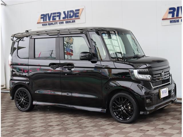 N-BOXカスタム Lターボ スタイル+ブラック 特別仕様 純正メモリーナビ フルセグ ETC ドラレコ 両側電動スライド シートヒーター ハーフレザーシート LEDライト スマートキー 専用15AW 電子パーキング ホンダセンシング(22枚目)