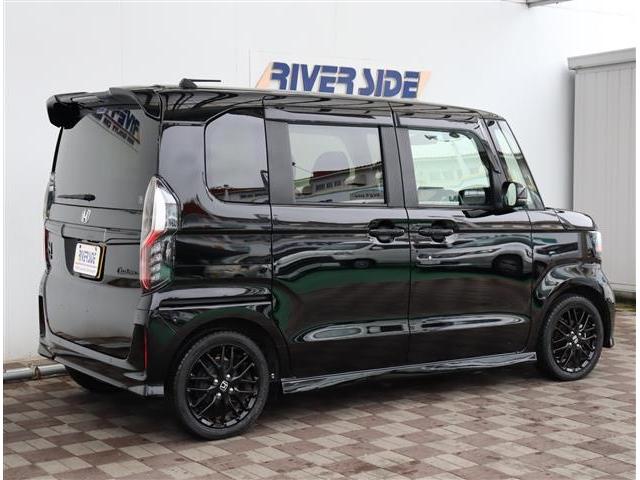 N-BOXカスタム Lターボ スタイル+ブラック 特別仕様 純正メモリーナビ フルセグ ETC ドラレコ 両側電動スライド シートヒーター ハーフレザーシート LEDライト スマートキー 専用15AW 電子パーキング ホンダセンシング(24枚目)