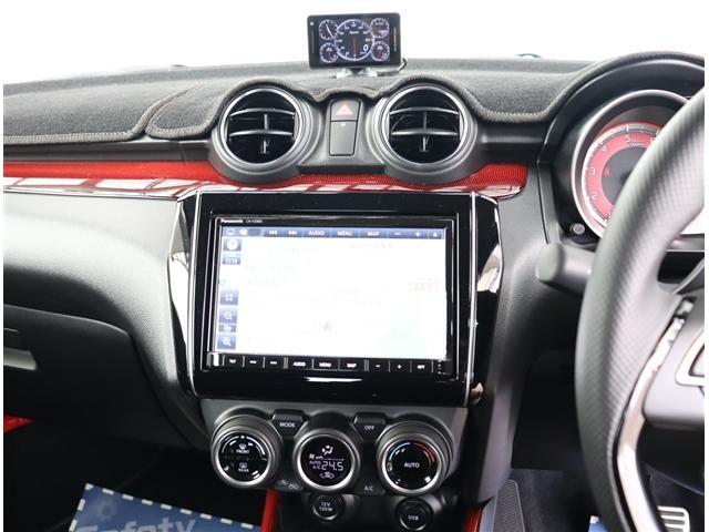 スイフトスポーツ ベースグレード ワンオーナー後期型 純正オプションエアロ エンケイ17AW 純正8型ナビ テレビキット 全方位カメラ ブルートゥース 前後ドラレコ ETC パドルシフト セーフティサポート コーナーセンサー BSM(8枚目)