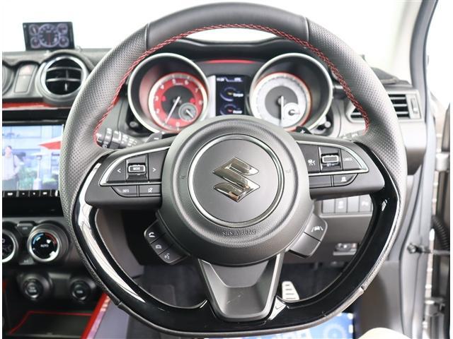 スイフトスポーツ ベースグレード ワンオーナー後期型 純正オプションエアロ エンケイ17AW 純正8型ナビ テレビキット 全方位カメラ ブルートゥース 前後ドラレコ ETC パドルシフト セーフティサポート コーナーセンサー BSM(15枚目)