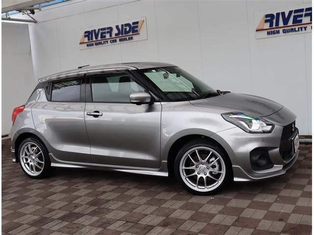 スイフトスポーツ ベースグレード ワンオーナー後期型 純正オプションエアロ エンケイ17AW 純正8型ナビ テレビキット 全方位カメラ ブルートゥース 前後ドラレコ ETC パドルシフト セーフティサポート コーナーセンサー BSM(23枚目)