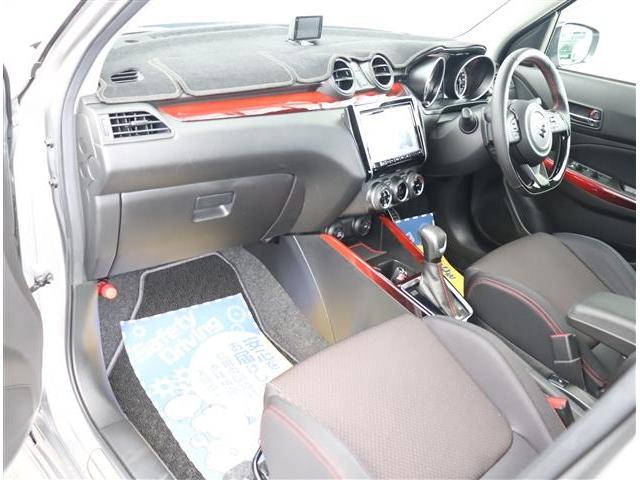 スイフトスポーツ ベースグレード ワンオーナー後期型 純正オプションエアロ エンケイ17AW 純正8型ナビ テレビキット 全方位カメラ ブルートゥース 前後ドラレコ ETC パドルシフト セーフティサポート コーナーセンサー BSM(41枚目)