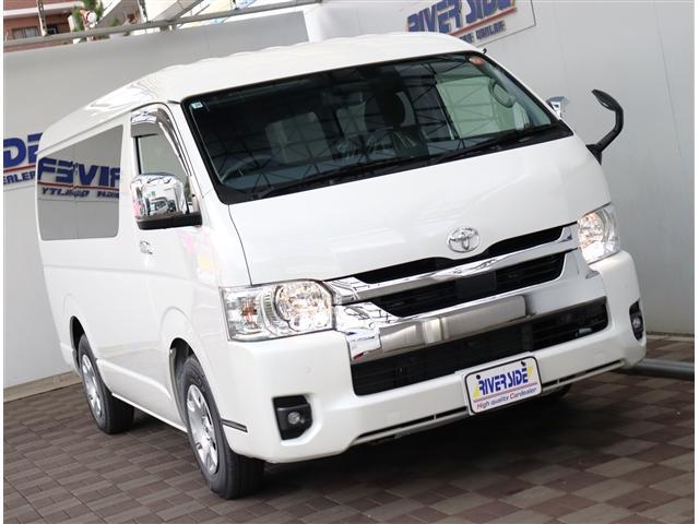 ハイエースワゴン GL 純正メモリーナビ パノラミックビューモニター 2.0ETC スマートキー LEDライト 電動スライド オートエアコン デジタルインナーミラー フロアマットバイザー セーフティセンス 100V(23枚目)