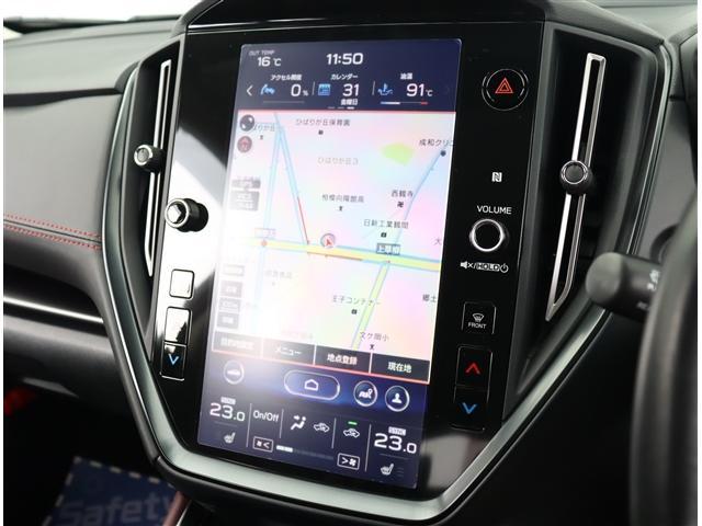 レヴォーグ ＳＴＩスポーツＲ　ＥＸ　Ｓｔｉエアロ　ＯＰグリル＆リアウィング＆ウェストスポイラー　デイライト　純正１８ＡＷ　メーカー１１．６型ナビ　ＳＢカメラ　ＥＴＣ　ＬＥＤライト　パワーゲート　アイサイトＸ　コーナーセンサー　ＢＳＭ（8枚目）