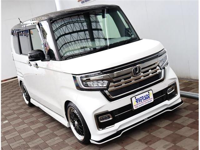 Ｎ－ＢＯＸカスタム Ｌターボ　フロントスポイラー　社外１６ＡＷ　ＲＳＲダウンサス　メッキパーツ　柿本マフラー　９型フローティング　Ｂカメラ　ＨＤＭＩ　フルセグ　ＥＴＣ　ドラレコ　サブウーファー　ケンウッドスピーカー　ＬＥＤ（32枚目）