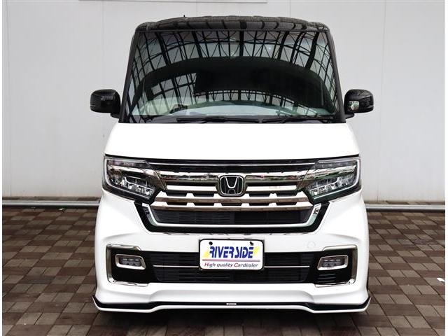 Ｎ－ＢＯＸカスタム Ｌターボ　フロントスポイラー　社外１６ＡＷ　ＲＳＲダウンサス　メッキパーツ　柿本マフラー　９型フローティング　Ｂカメラ　ＨＤＭＩ　フルセグ　ＥＴＣ　ドラレコ　サブウーファー　ケンウッドスピーカー　ＬＥＤ（34枚目）