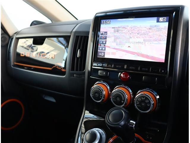 デリカD:5 アクティブギア アルパイン9型ナビ フルセグ BT フリップダウンモニター BカメラETC ドラレコ 両側電動 HIDライト パドルシフト ハーフレザーシート コーナーセンサー クルコン シートヒーター 7人乗(8枚目)