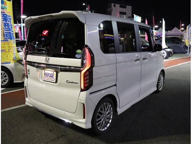 Ｎ－ＢＯＸカスタム Ｌターボ　メモリーナビ　ワンセグ　Ｂカメラ　ＥＴＣ　両側電動スライドドア　１５ＡＷシートヒーター　ＬＥＤライト　ハーフレザーシート　スマートキー　ホンダセンシング　当店下取り車（6枚目）