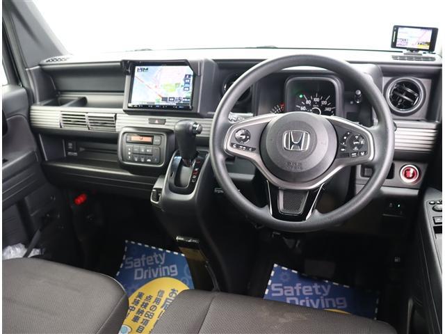 Ｎ－ＶＡＮ＋スタイル ファン・ホンダセンシング　社外８型ナビ　フルセグ　ブルートゥース　Ｂカメラ　ＥＴＣ　ドラレコ　社外１２インチＡＷ　スマートキー　ＬＥＤライトフォグ　オートエアコン　オーバーヘッドシェルフ　レーダークルコン　車線逸脱警告（7枚目）
