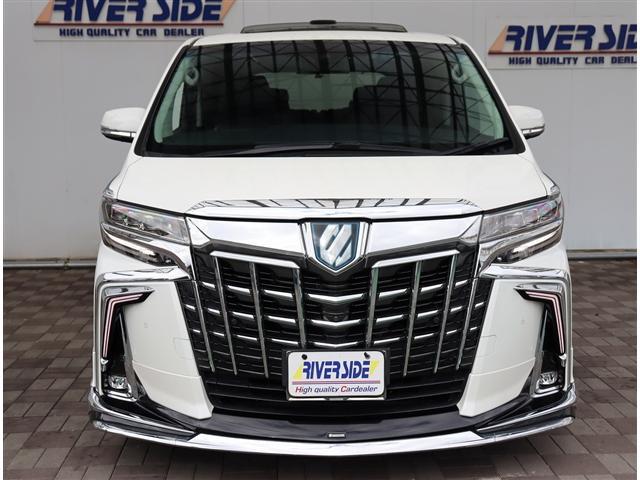 アルファードハイブリッド ＳＲ　Ｃパッケージ　モデリスタエアログリル　マフラー　シグネチャーイルミ　ブリッツ車高調　３眼ＬＥＤ　メーカーＪＢＬツインナビ　ＨＤＭＩ　全方位カメラ　ＥＴＣ　サンルーフ　黒革エアー　デジタルミラー　フットイルミ　両電動（22枚目）