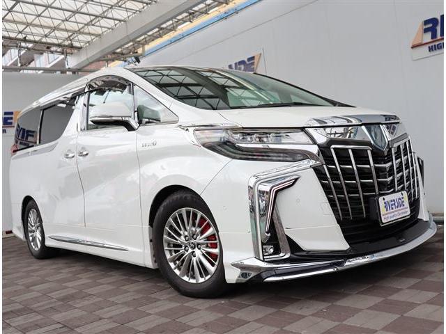 アルファードハイブリッド ＳＲ　Ｃパッケージ　モデリスタエアログリル　マフラー　シグネチャーイルミ　ブリッツ車高調　３眼ＬＥＤ　メーカーＪＢＬツインナビ　ＨＤＭＩ　全方位カメラ　ＥＴＣ　サンルーフ　黒革エアー　デジタルミラー　フットイルミ　両電動（24枚目）
