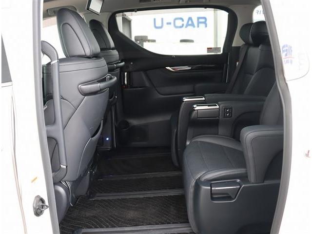 アルファードハイブリッド ＳＲ　Ｃパッケージ　モデリスタエアログリル　マフラー　シグネチャーイルミ　ブリッツ車高調　３眼ＬＥＤ　メーカーＪＢＬツインナビ　ＨＤＭＩ　全方位カメラ　ＥＴＣ　サンルーフ　黒革エアー　デジタルミラー　フットイルミ　両電動（50枚目）