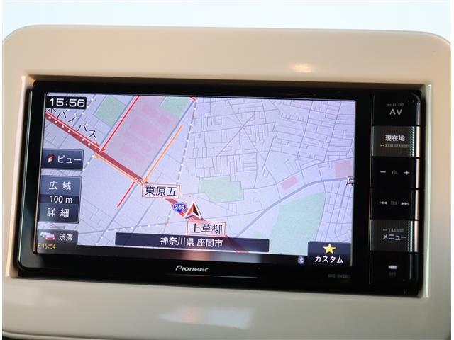 アルトラパン Ｌ　メモリーナビ　フルセグ　ブルートゥース　ＥＴＣ　シートヒーター　スマートキー　電格ミラー　アイドリングストップ　レーダーブレーキサポート（9枚目）