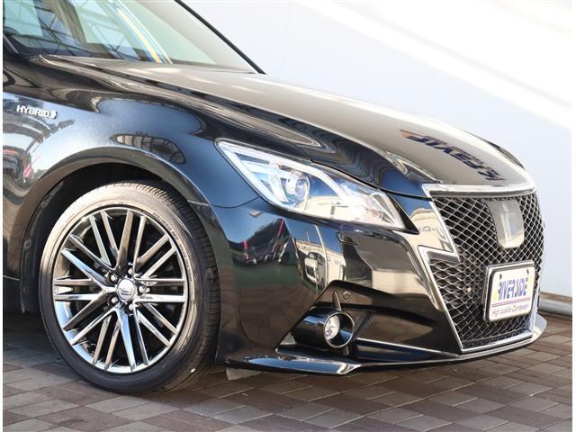 クラウンハイブリッド アスリートＧ　アドバンスパッケージ　黒革エアーシート　純正ＨＤＤナビ　ＢＴ　Ｂカメラ　ＥＴＣ　テレビキット　スパッタリング１８ＡＷ　パワーシート　ステアヒーター　ＨＩＤ　プリクラ　クリソナ　オートハイビーム（19枚目）