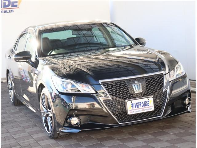 クラウンハイブリッド アスリートＧ　アドバンスパッケージ　黒革エアーシート　純正ＨＤＤナビ　ＢＴ　Ｂカメラ　ＥＴＣ　テレビキット　スパッタリング１８ＡＷ　パワーシート　ステアヒーター　ＨＩＤ　プリクラ　クリソナ　オートハイビーム（22枚目）