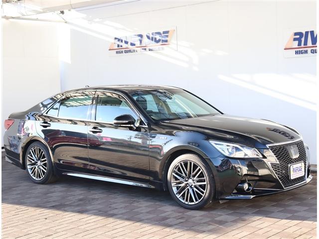 クラウンハイブリッド アスリートＧ　アドバンスパッケージ　黒革エアーシート　純正ＨＤＤナビ　ＢＴ　Ｂカメラ　ＥＴＣ　テレビキット　スパッタリング１８ＡＷ　パワーシート　ステアヒーター　ＨＩＤ　プリクラ　クリソナ　オートハイビーム（23枚目）