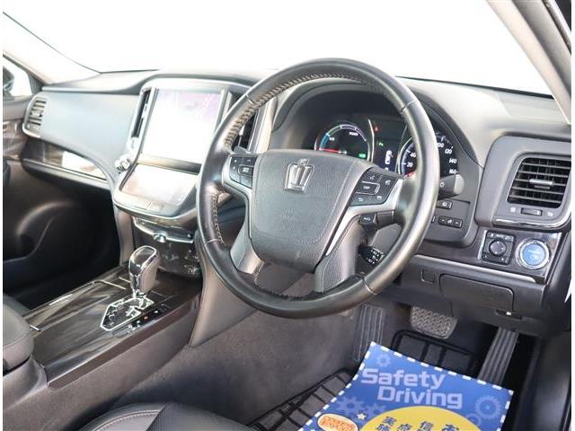 クラウンハイブリッド アスリートＧ　アドバンスパッケージ　黒革エアーシート　純正ＨＤＤナビ　ＢＴ　Ｂカメラ　ＥＴＣ　テレビキット　スパッタリング１８ＡＷ　パワーシート　ステアヒーター　ＨＩＤ　プリクラ　クリソナ　オートハイビーム（30枚目）