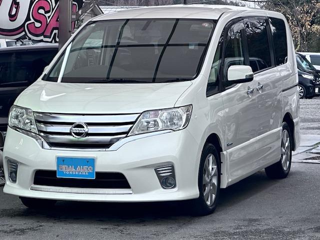 セレナ ハイウェイスター S-ハイブリッド 禁煙ワンオーナー62,724kmインテリキー2個付オートリトラミラー両側パワスラALPINE純正HDDナビBカメラ後席FDモニターDVDDTVBTオーディオETC革巻ステアクルーズコントロール(63枚目)