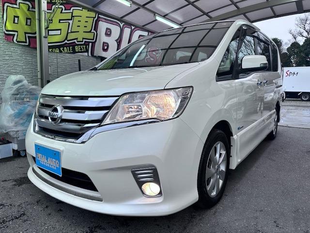 セレナ ハイウェイスター S-ハイブリッド 禁煙ワンオーナー62,724kmインテリキー2個付オートリトラミラー両側パワスラALPINE純正HDDナビBカメラ後席FDモニターDVDDTVBTオーディオETC革巻ステアクルーズコントロール(68枚目)