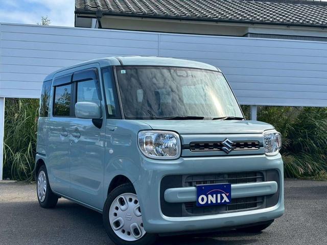 スペーシア ハイブリッドＧ　ワンオーナー　禁煙車　ドライブレコーダー　ＥＴＣ　両側スライドドア　衝突被害軽減ブレーキ　コーナーセンサー　カーナビ　スペアキー　オートエコン　オートライト　電動格納ミラー　横滑り防止機能（10枚目）