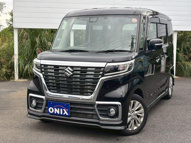 スペーシアカスタム ハイブリッドGS Bluetooth音楽再生 バックカメラ ドライブレコーダー 電動スライドドア ステアリングスイッチ フルセグナビ 衝突被害軽減ブレーキ 運転席シートヒーター クリアランスソナー 禁煙車 ワンオーナー(5枚目)