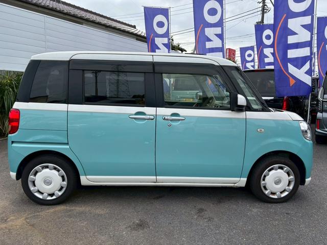 ムーヴキャンバス Xリミテッド SAIII Bluetooth音楽再生 両側スライドドア バックカメラ 衝突被害軽減ブレーキ フルセグナビ 電動格納ミラー オートエアコン ワンオーナー 禁煙車 ドライブレコーダー プッシュスタート(10枚目)