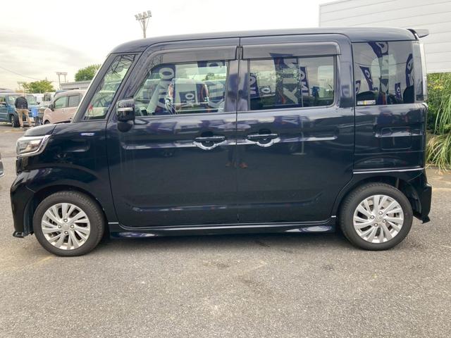 スペーシアカスタム ハイブリッドGS ワンオーナー オートライト 禁煙車 衝突被害軽減ブレーキ コーナーセンサー 横滑り防止機能 オートエアコン 電動格納ミラー プッシュスタート オートライト 電動スライドドア 両側スライドドア(6枚目)