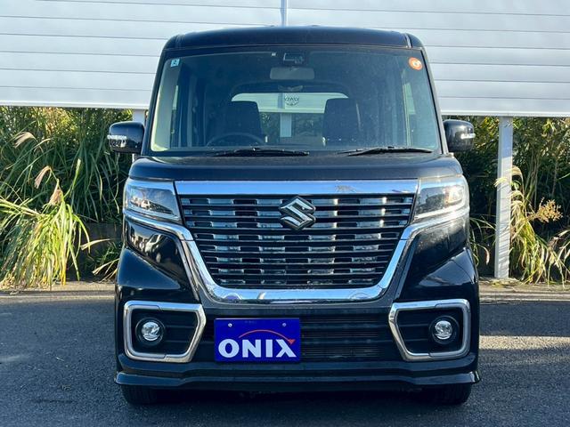 スペーシアカスタム ハイブリッドXS 両側電動スライドドア 禁煙車 バックカメラ Bluetooth音楽再生 シートヒーター 衝突被害軽減ブレーキ ETC クリアランスソナー サーキュレーター スペアキー ワンオーナー(12枚目)