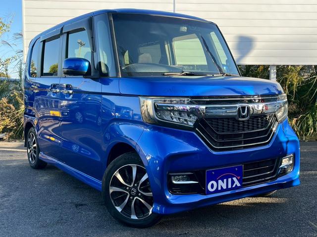 N-BOXカスタム G・L 禁煙車 ワンオーナー 電動スライドドア バックカメラ ドライブレコーダー ETC カーナビ TV CD FM AM ステアリングスイッチ フォグランプ 両側スライドドア オートエアコン(7枚目)