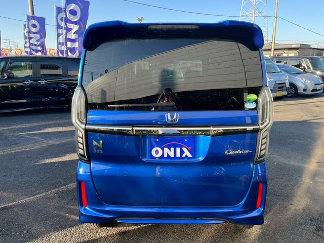 N-BOXカスタム G・L 禁煙車 ワンオーナー 電動スライドドア バックカメラ ドライブレコーダー ETC カーナビ TV CD FM AM ステアリングスイッチ フォグランプ 両側スライドドア オートエアコン(10枚目)